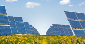 Photovoltaik solar farm in Püspökladány, Hungary